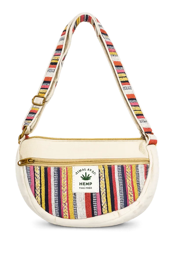 Handcrafted_Hemp_&_Cotton_Half_Moon_Sling_Bag_|_Boho_Crossbody_Shoulder_Bag_with_Adjustable_Strap_|_Cream_&_Multicolor