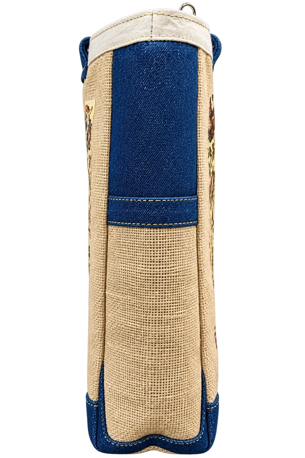 Handcrafted_Jute_&_Denim_Elephant_Print_Tote_Bag_For_Shopping,_Office_&_Travel_
