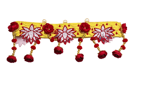 Handcrafted_Lotus_Design_Decorative_Door_Toran_with_Rose_Pom_Pom_Hanging_for_Home_Entrance_&_Festive_Décor