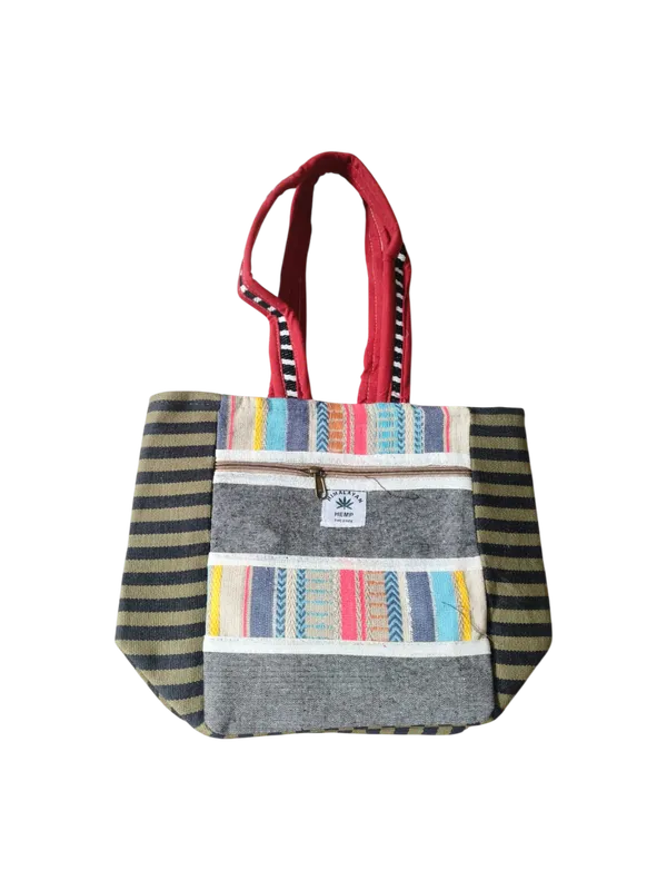Himalayan_Hemp"_THC-Free_Multicolor_Stripe_Canvas_Bag_–_Sustainable_Ethnic_Shopping_Tote