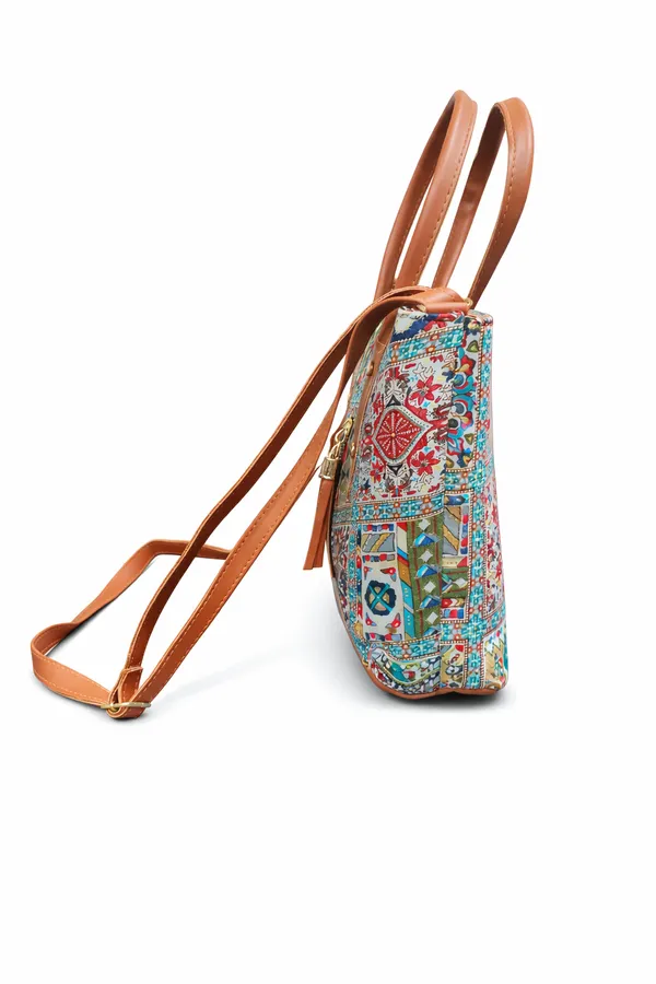 Multicolor_Mosaic_Print_Handbag_with_Detachable_Sling_Strap_&_Tan_Handles_for_Women