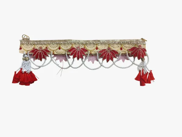 Luxury_Red_&_Gold_Floral_Toran_for_Door_Entrance_|_Designer_Bandhanwar_with_Pearl_Chains_&_Tassels_for_Festive_Décor