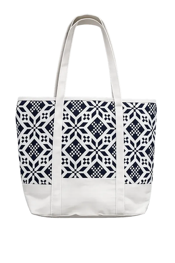 Premium_Canvas_and_Jacquard_Fabric_Tote_Bag_|_Women’s_Shopping_&_Daily_Use_Bag
