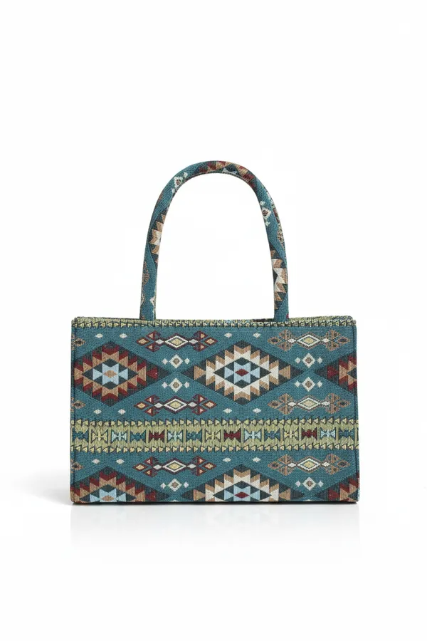 Puri_Handicraft_Premium_Jacquard_Tote_with_Tribal_Diamond_Pattern_–_Ethnic_Office_&_Casual_Bag