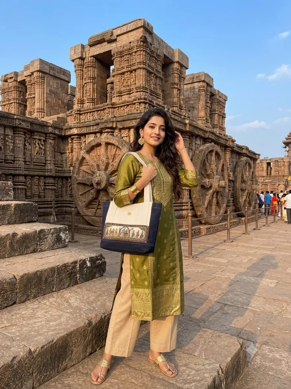 Handcrafted_Indian_Ethnic_Both_side_Printed_Pattachitra_Canvas_Tote_Bag__with_Free_coin_pouch|_Eco-Friendly_Cotton_Shoulder_Bag_with_Front_Pocket_till_Dhanteras_get_free_coin_pouch