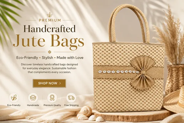 White_Premium_Jute_Multipurpose_Bag_For_Women
