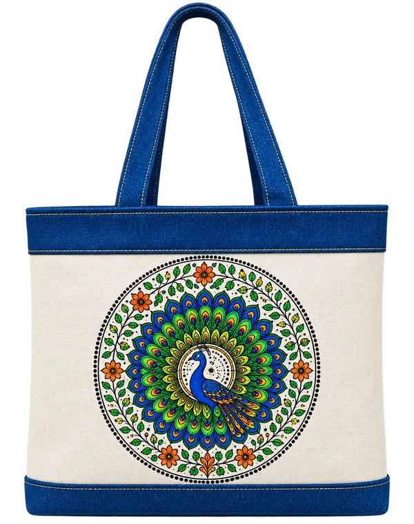 Royal_Peacock_Mandala_Canvas_Tote_Bag_|_Colorful_Peacock_Floral_Print