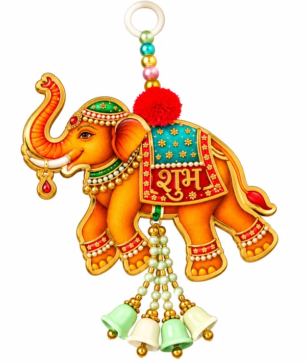 Traditional_Decorative_Elephant_Door_Hanging_(2_pair_-_4_piece)