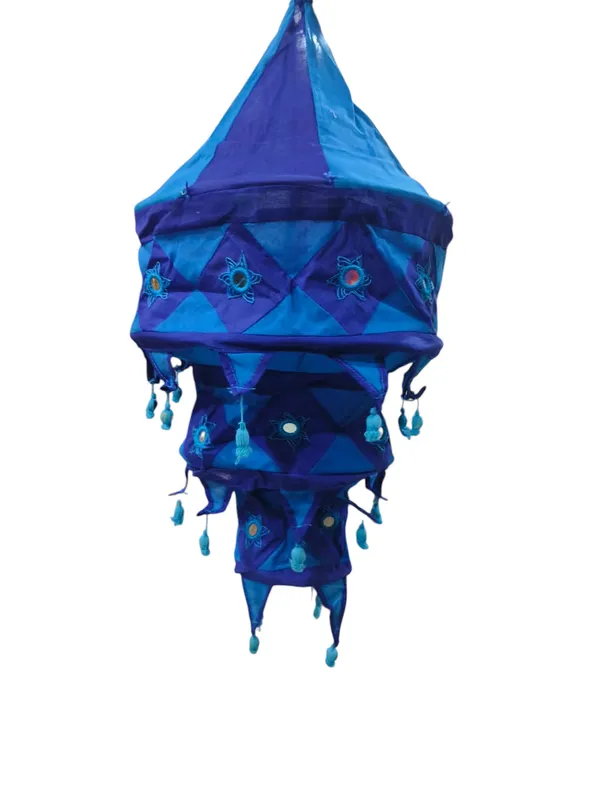 3-Tier_Lantern_–_Dual-Tone_Blue_Traditional_Decorative_Hanging
