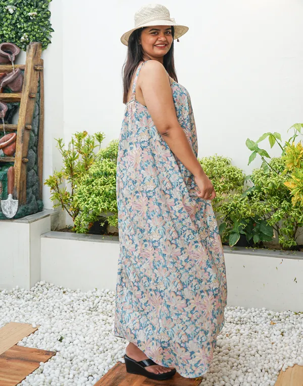 Pastel_Blue_Cotton_Unfold:_Asymmetric_Gathered_Maxi_Dress_For_Women
