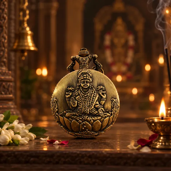 Lakshmi_Mata_Pocket_Watch_Keychain_Diwali_Special