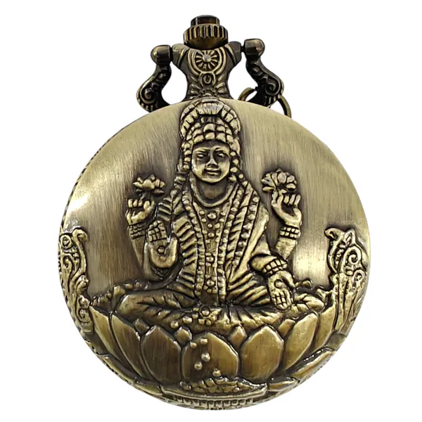 Lakshmi_Mata_Pocket_Watch_Keychain_Diwali_Special