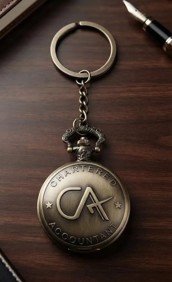 Chartered_Accountant_Gandhi_Watch_Keychain