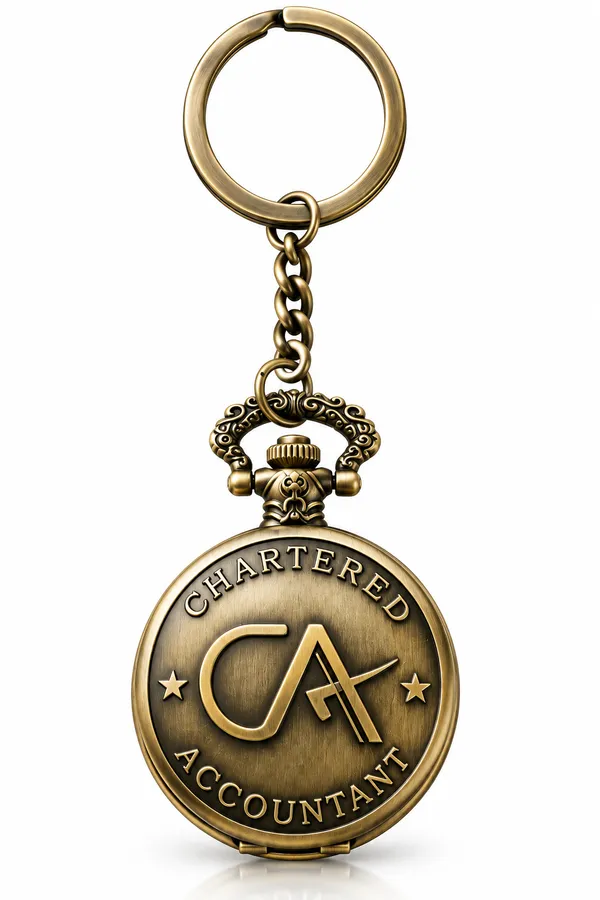 Chartered_Accountant_Gandhi_Watch_Keychain
