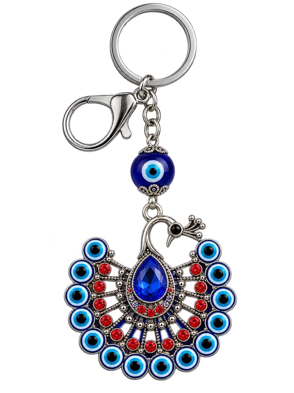 Peacock_Evil_Eye_Keychain_Bag_Hanging