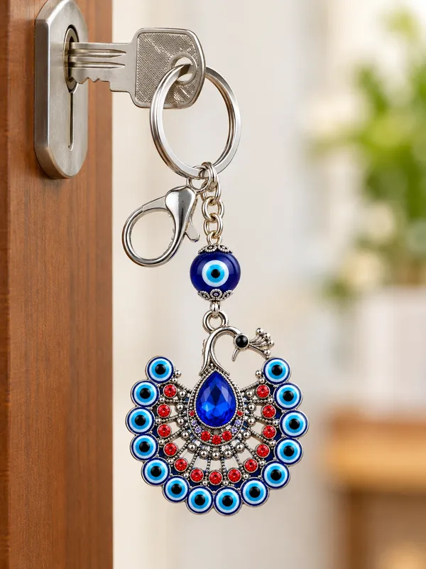 Peacock_Evil_Eye_Keychain_Bag_Hanging