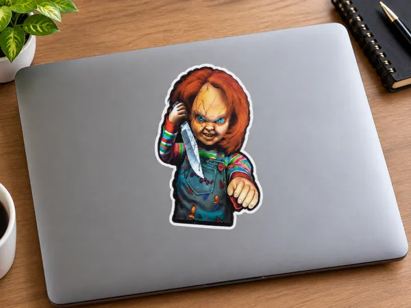 Chucky_The_Killer_Doll_3D_Laptop_Lenticular_Sticker_Water_Proof