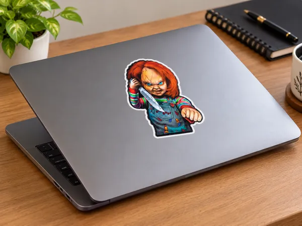 Chucky_The_Killer_Doll_3D_Laptop_Lenticular_Sticker_Water_Proof