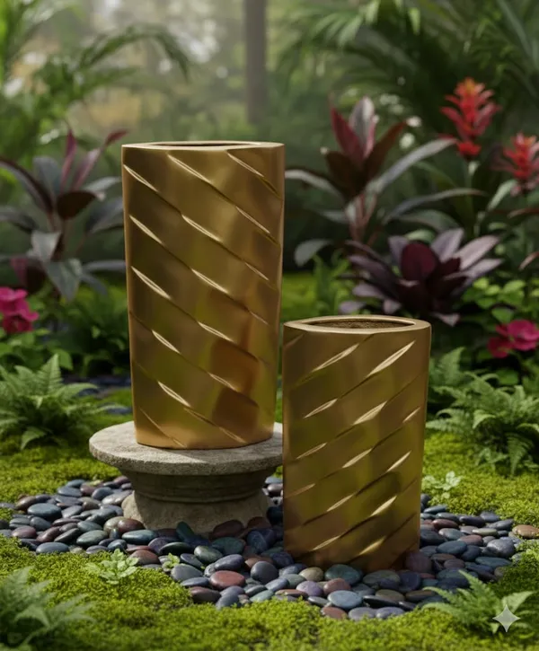 Gold_Handcrafted_And_Designed_With_Finish_Flower_Vase