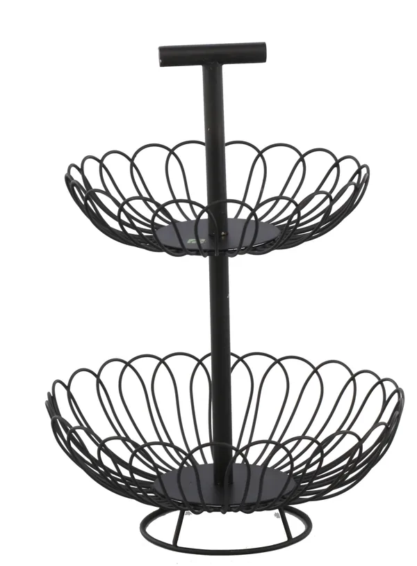 Balck_&_Gold_Exclusive_Multipurpose_Storage_Sleek_2_Tier_Fruit_Basket_(_Pack_of_2)