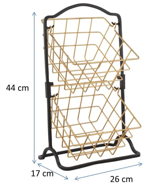Black_&_Gold_Exclusive_2_Tier_Fruit_Wire_Stand_&_Basket
