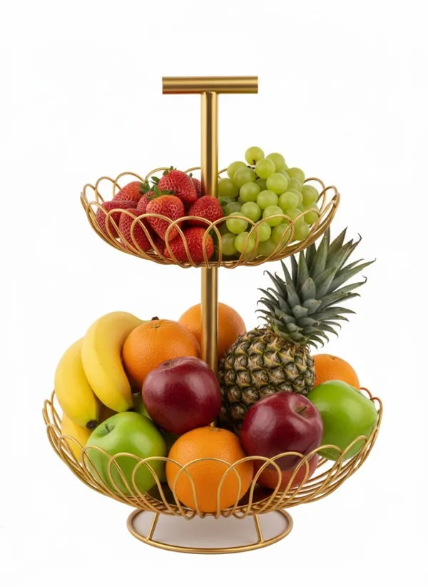 Balck_&_Gold_Exclusive_Multipurpose_Storage_Sleek_2_Tier_Fruit_Basket_(_Pack_of_2)
