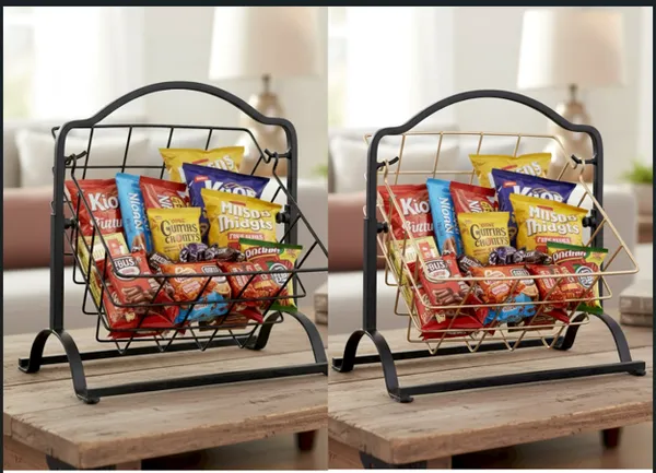 Gold_&_Black_Exclusive_Iron__Multipurpose_Storage_With_Fruit_Basket_Stand