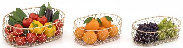 Gold_Exclusive_Fruit_Basket_With_Finish_(Set_Of_3_Pc)
