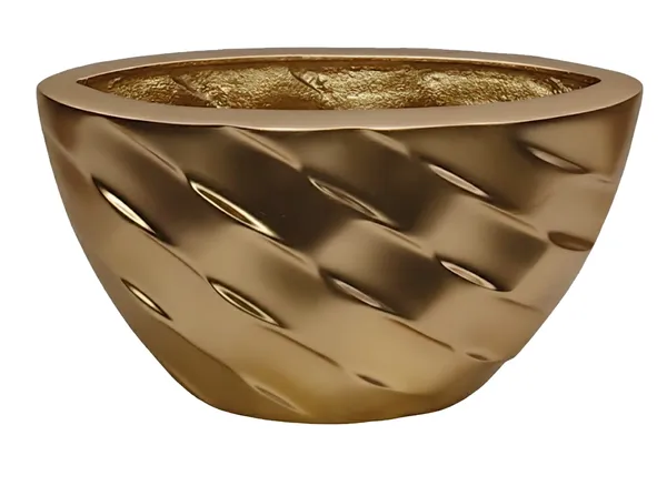 Gold&_Exclusive_Copper_Pure_Hammered_Punch_Bowl_With__Handcrafted_And_Designed_With_Finish_Flower_Vase