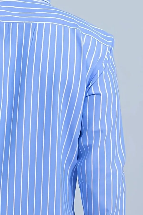 Light_Blue_Cotton_Blend_Striped_Regular_Fit_Shirt_For_Men