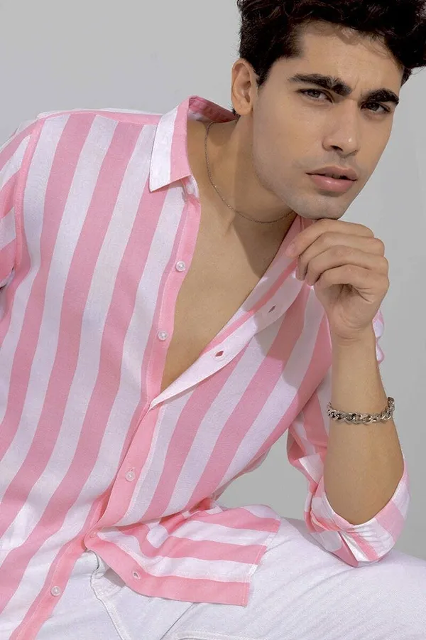 Pink_Cotton_Blend_Striped_Regular_Fit_Shirt_For_Men