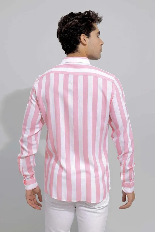 Pink_Cotton_Blend_Striped_Regular_Fit_Shirt_For_Men