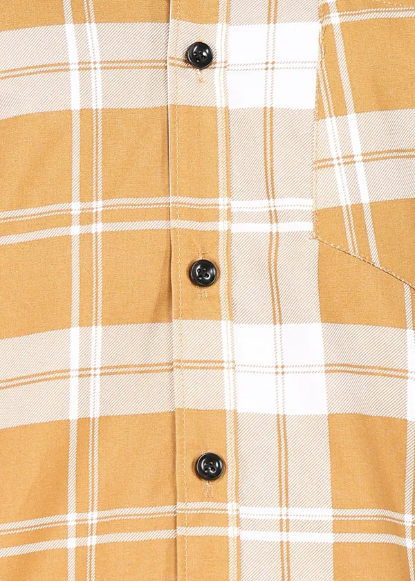 Brown_Cotton_Blend_Checkered_Regular_Fit_Shirt_For_Men