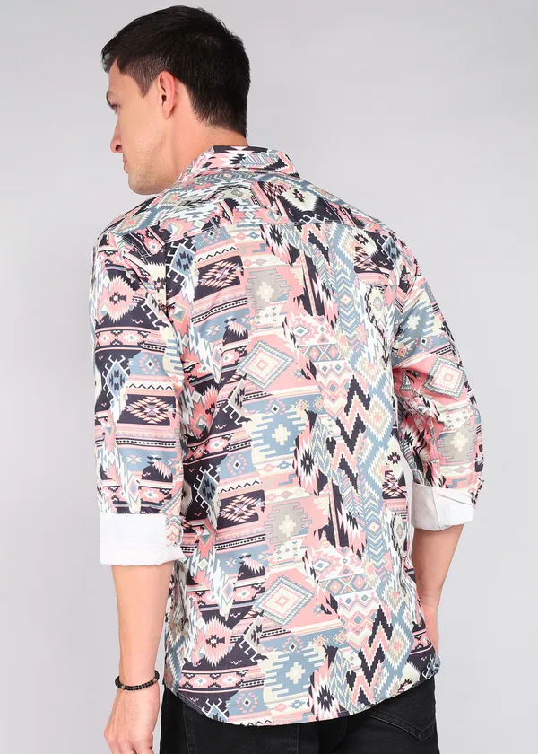 Multicolor_Cotton_Blend_Printed_Regular_Fit_Shirt_For_Men