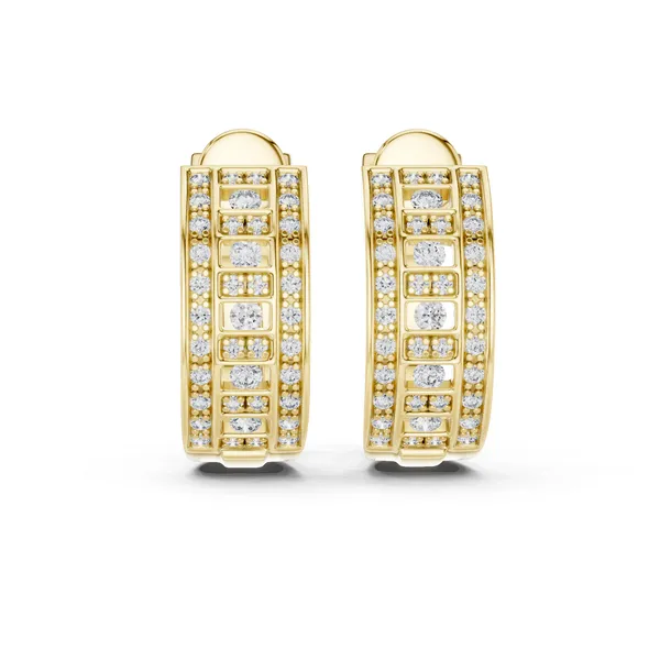 Golden_Aurum_Trellis'_925_Sterling_Silver_and_Cubic_Zirconia_Hoop_Earrings_For_Women_|_92.5_Sterling_Silver