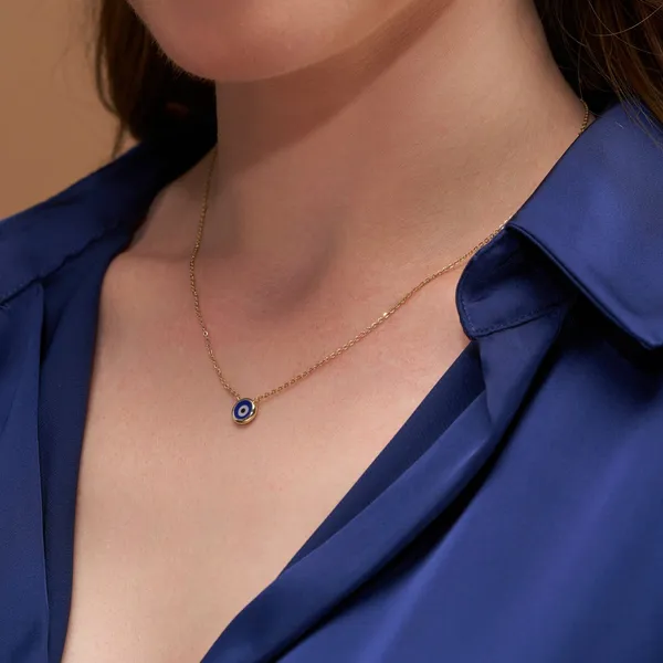 Gold_Vermeil_Blue_Metal_Radinat_Evil_Eye__Pendant_For_Women_|_92.5_Sterling_Silver