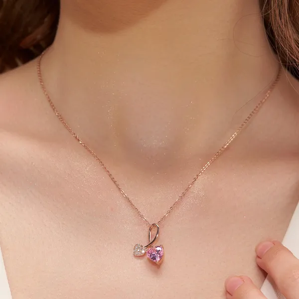 Golden_Metal_Heart_Shape_Love_Pendant_For_Women_|_92.5_Sterling_Silver