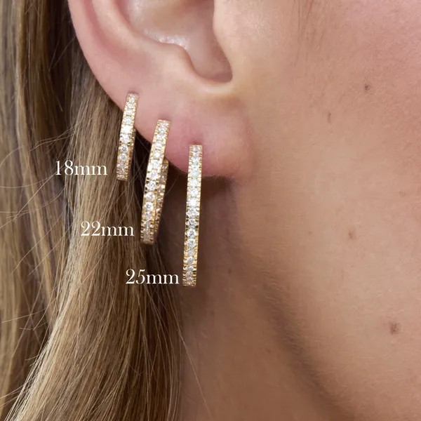 Golden_Golden_Vermeil_Eternal_Spark_Hoop_Earrings_For_Women_For_Women_|_92.5_Sterling_Silver
