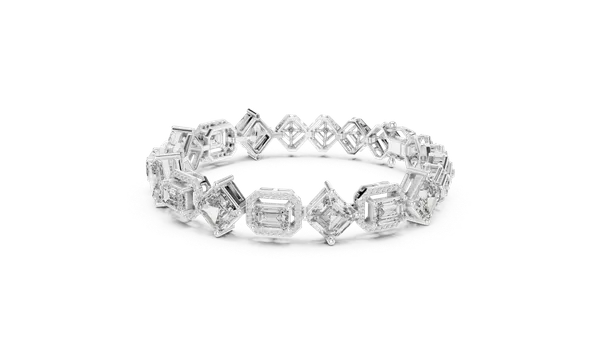 Silver_Imperial_Step-Cut_Majesty_Diamond_Bracelet_For_Women_|_92.5_Sterling_Silver