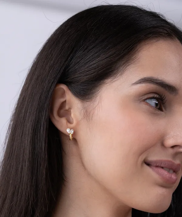 Golden_Metal_Radiant_Beam_Hoop_Earring_For_Women_|_92.5_Sterling_Silver