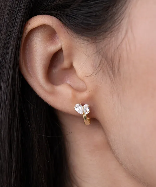 Golden_Metal_Radiant_Beam_Hoop_Earring_For_Women_|_92.5_Sterling_Silver