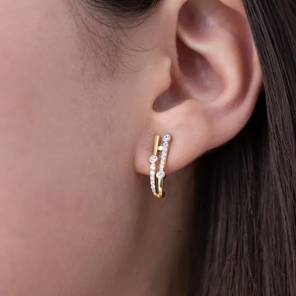 Golden_Metal_Lustre_Oval_Hoops_For_Women_|_92.5_Sterling_Silver