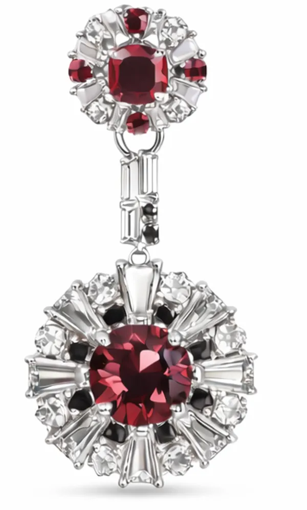 Red_Garnet_Cubic_Zircon_Dangle_Earrings_for_Women_|_92.5_Sterling_Silver
