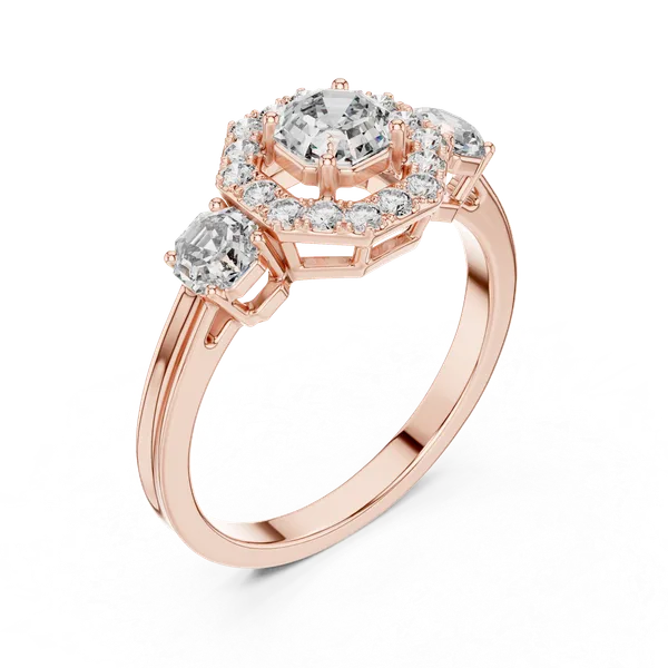 Rose_Gold_Regal_Bloom_Halo_Diamond_Ring_For_Women_|_92.5_Sterling_Silver