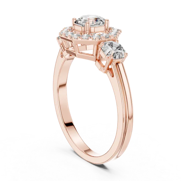 Rose_Gold_Regal_Bloom_Halo_Diamond_Ring_For_Women_|_92.5_Sterling_Silver