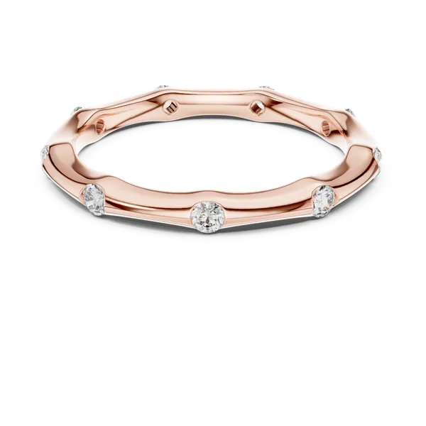 Rose_Gold_RoseGlow_DropletMinimal_Diamond-Cut_CZ_Eternity_Ring_For_Women_|_92.5_Sterling_Silver