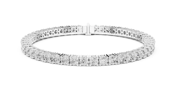 Silver_Shopdack_Eternal_Brilliance_Classic_Diamond_Tennis_Bracelet_For_Women_|_92.5_Sterling_Silver