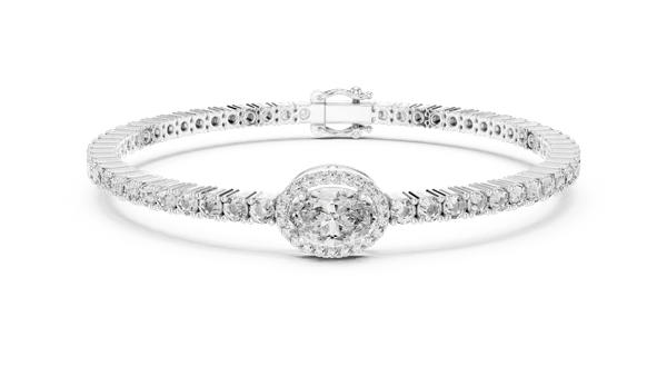 Silver_Shopdack_Royale_Oval_Solitaire_Diamond_Tennis_Bracelet_For_Women_|_92.5_Sterling_Silver