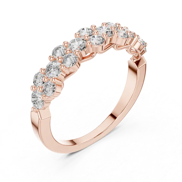 Rose_Gold_SparkleWave_Elegance_Band__Womens_CZ_Cluster_Ring_For_Women_|_92.5_Sterling_Silver