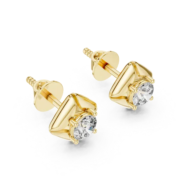Golden_The_Bhaavya_Swirl_Solitaire_Studs_For_Women_|_92.5_Sterling_Silver